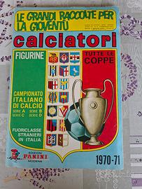 Album figurine Calciatori Panini 1970/71 edicola 