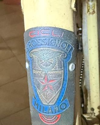 Bici corsa Epoca  anni 40 “ROSSIGNOLI”
