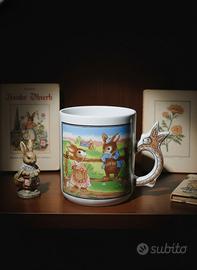 Tazza vintage rara ceramica colazione