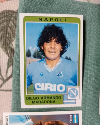 Figurina  Messi Maradona 1984 85 Panini
