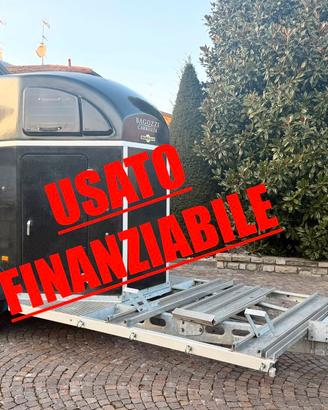 Trailer van per cavalli Humbaur con porta carrozze