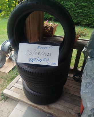Gomme 245/40 R18  nuove!