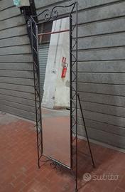 specchio da terra ferro battuto 
