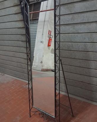 specchio da terra ferro battuto 