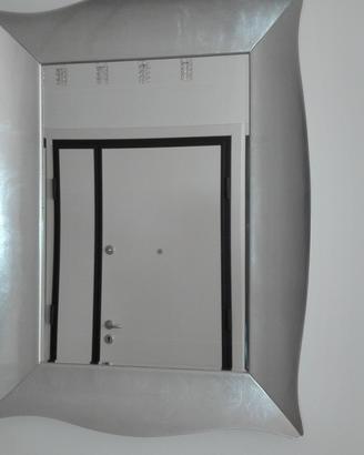 Specchio in foglia argento