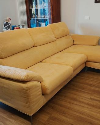 Divano sfoderabile con penisola 