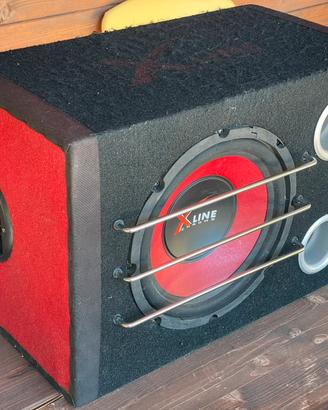 Subwoofer Xline Chrome Amplificato