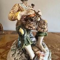 Statua porcellana Capodimonte anni '70 - Viandante