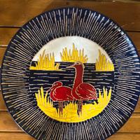 Piatto da parete in ceramica