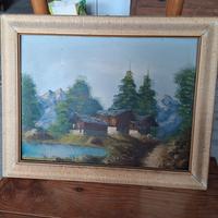 Dipinto originale a olio firmato SALVINI