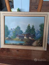 Dipinto originale a olio firmato SALVINI