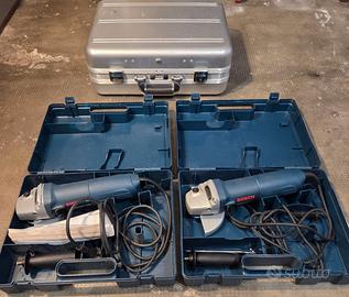Smerigliatrice Bosch valigetta alluminio porta att
