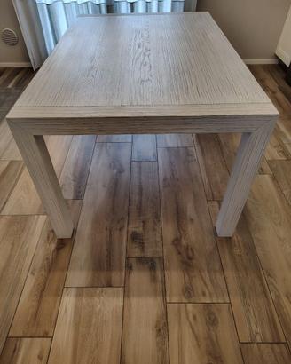 Tavolo da pranzo legno massiccio 150x100 allungab