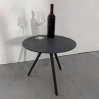 Tavolino design fatto a mano nero