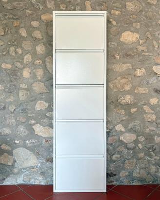 Scarpiera slim salvaspazio a ribalta