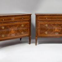 Coppia identica di cassettoni 