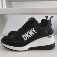 Sneakers donna DKNY nere bianche numero 37