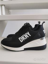 Sneakers donna DKNY nere bianche numero 37