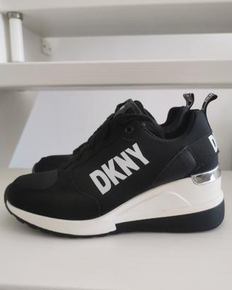Sneakers donna DKNY nere bianche numero 37