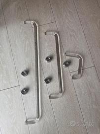Set completo accessori bagno in plexiglass
