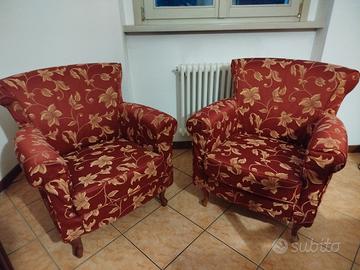 coppia poltrone vintage 