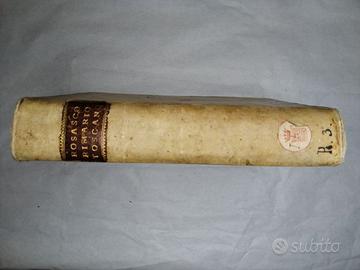 423 LIBRO ANTICO  RIMARIO TOSCANO  anno 1763