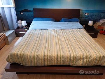 letto matrimoniale contenitore con rete a doghe 16