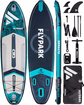 WOW!TAVOLA DA SUP GONFIABILE FLY PARK BRAND VERDE.