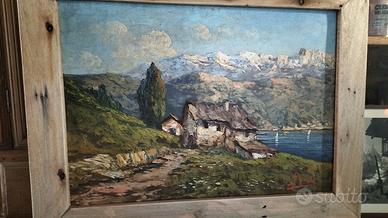 quadro vecchio montagna