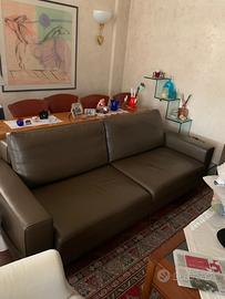 Divano Portfolio Molteni in pelle