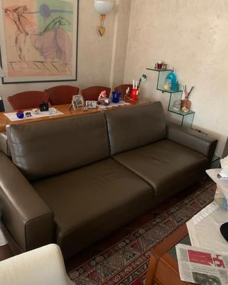 Divano Portfolio Molteni in pelle