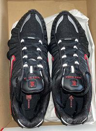 Nike Shox Nero Argento Metallico