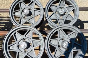 Cerchi d'epoca Stilauto Esastar 6x14 per Alfa Rome