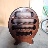 portabottiglie in legno