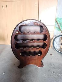 portabottiglie in legno