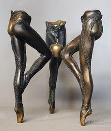 Gilbert Kruft – Scultura in bronzo Tre Ballerine