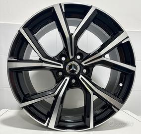 CERCHI IN LEGA MERCEDES CLASS A B C CLA DA 18 POLL