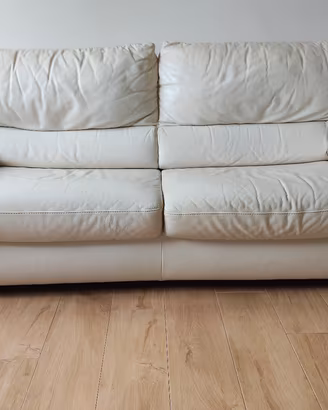 divano letto in pelle 3 posti Natuzzi
