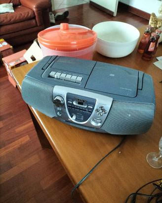 Stereo Sony portatile CD radio cassetta