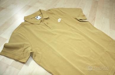 Nike polo gialla uomo, stile minimal