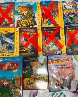 Libri per bambini set da 27 di Geronimo Stilton