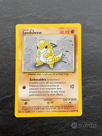 Carta Pokémon vintage Sandshrew 62/102