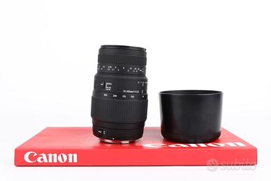 Sigma 70-300mm f4-5.6 DG Macro Canon USATO GARANTI