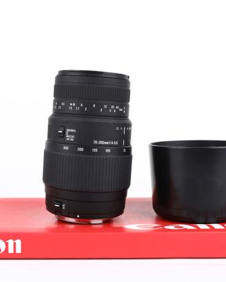Sigma 70-300mm f4-5.6 DG Macro Canon USATO GARANTI