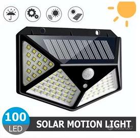 LED Faretto a luce solare con sensore di movimento