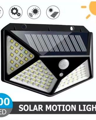 LED Faretto a luce solare con sensore di movimento