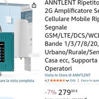 Ripetitore 4G 3G 2G Amplificatore Segnale