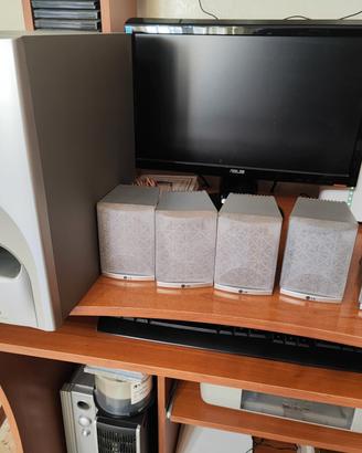 5 altoparlanti e super woofer LG