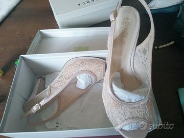 Scarpe elganti color rosa cipria