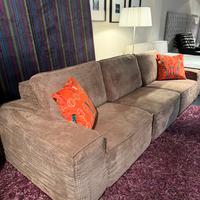 Divano modulare velluto a coste